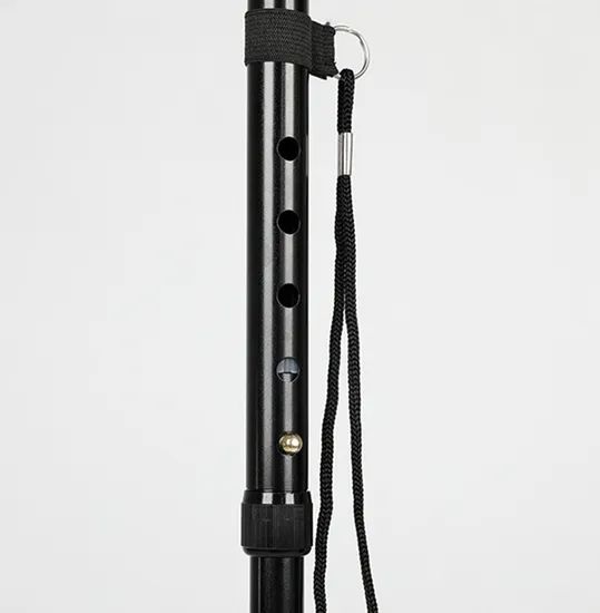 Portable Adjustable Height Crutches Foldable Walking Cane with LED Light Wyz12931 - Image 6