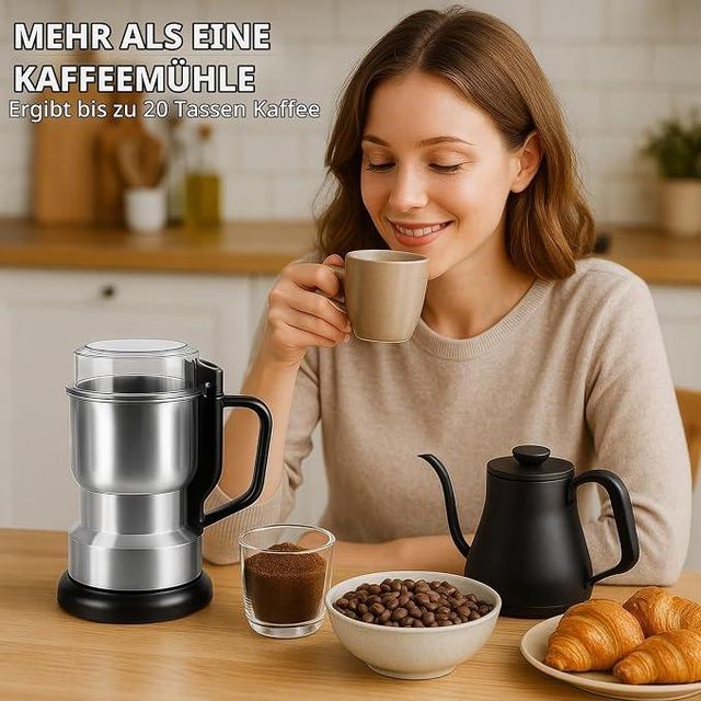 500ml grain mill Multifunctional 300W Stainless steel - Image 5