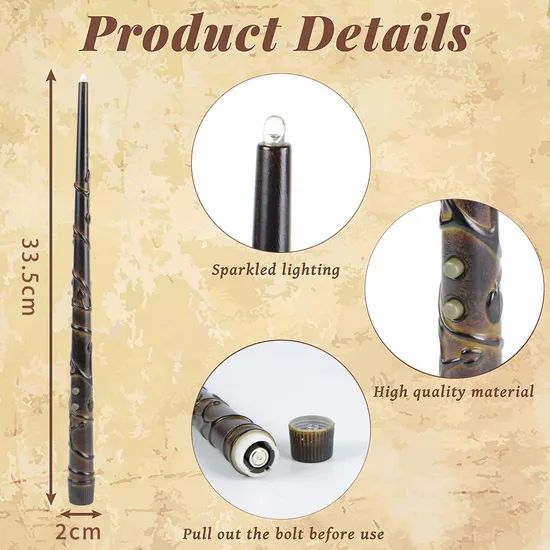 Cross-Border Hot-Selling Floating LED Magic Wand Candle - Halloween Home Decor - Image 5