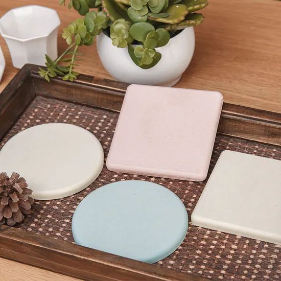 Water Absorbent Diatomite Coasters, Diatomaceous Earth Coasters - Image 2