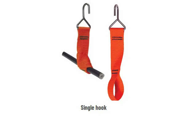 Cable Hangers Color Orange Cable Holding Width 25 Mm Color Options Black Or Orange Hook Type Heavy Duty Top Hook Webbing Width Options 1", 1-1/2", - Image 3
