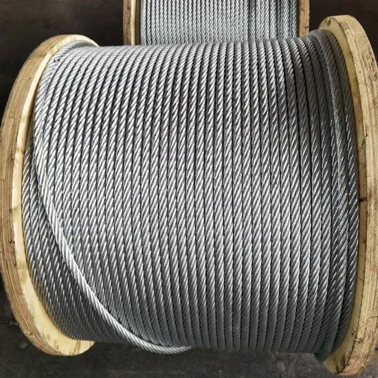 Galvanized Steel Wire Rope 6X12+7FC, Bright Wire Rope 8mm - Image 6
