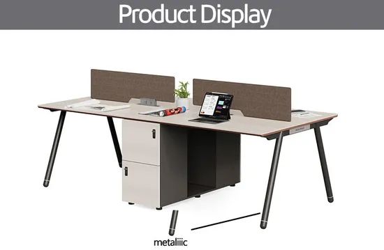 Multi-Purpose Flat L Shape Home Office Computer Desk with Shelves - Image 3