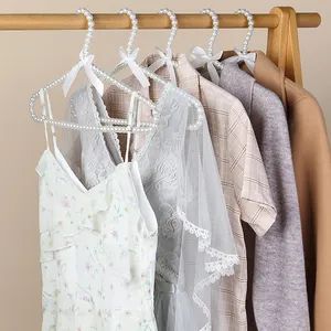 Giftable Pearl Beaded Hangers Premium Accessory for Closet Organization - Image 1