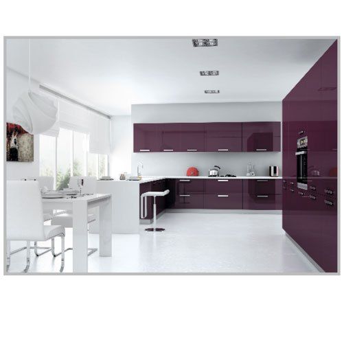 Plywood German Modular Kitchen, Base Unit Depth: Standardized - Image 2