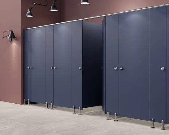 Debo Hospital Decorative Laminate Restroom Shower Partitions - Image 1