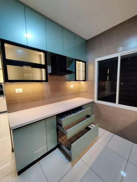 SS U Shape Modular Kitchen, Warranty: 1-5 Years Material SS Warranty 1-5 Years Kitchen Shape U Shape Modular Kitchen Designs/Styles - Image 7