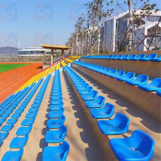 Stadium Sport Fixed Seating Plastic Auditorium Chair for Gym & School Use for Football & Other Sports Bleacher Material - Image 5