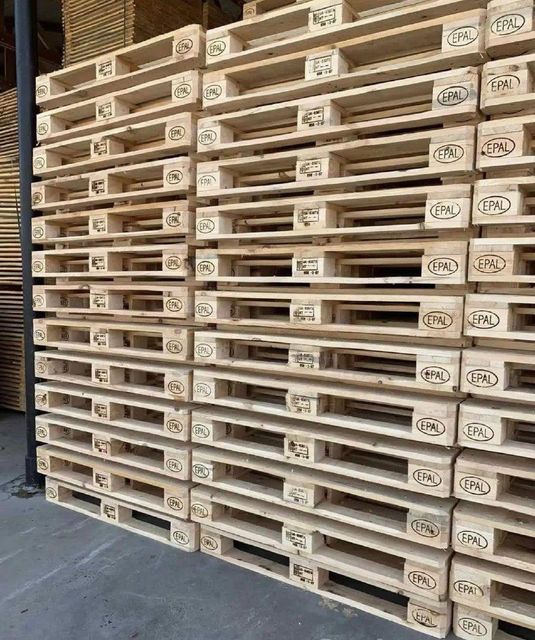 High-Quality Certified EPAL Pallet Wood for Export | Durable European Standard Timber for Industrial Packaging & Logistics - Image 4