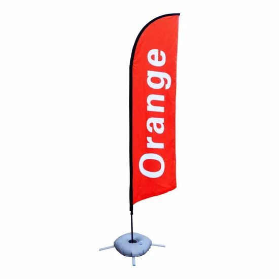 Factory Advertising Tear Drop Flying Feather Free Custom Banner Beach Flag Flags Banners - Image 2