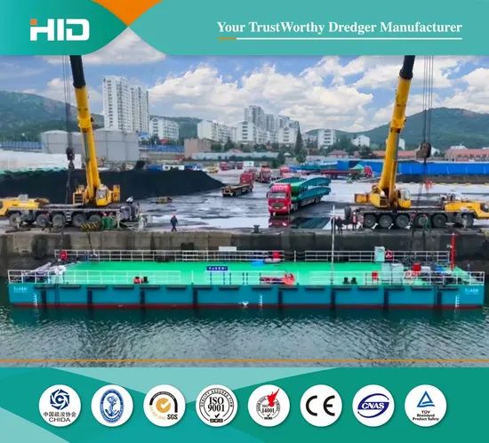 Best Quality Working Pontoons Excavator Barge Excavation Modular Platform Cheap Price - Image 5