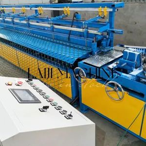 Single Wire Weaving Chain Link Fence Machine High Efficiency Patterned Mesh Production - Image 6