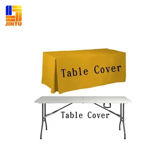 Advertising Printed Fire Retardent Polyester Table Cloths for Promotion - Image 1