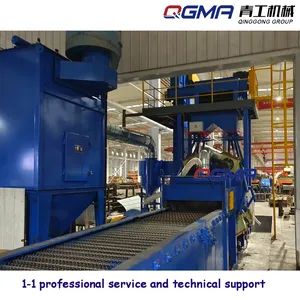 Mesh Belt Type Shot Blasting Machine with Integrated Abrasive Recycling and Separator Unit - Image 2