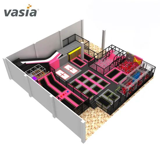 Ultimate Fun Trampoline Park with Ninja Course and Exciting Games - Image 1