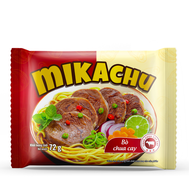Tribeco Vietnam Mikachu Instant Noodles four flavor Origin Vietnam Features Gluten-Free, Vegan Product Type Cereals & Cereal Products, Nuts, Spices, Seasonings & Flavors, Vegetarian & Vegan Products - Image 4