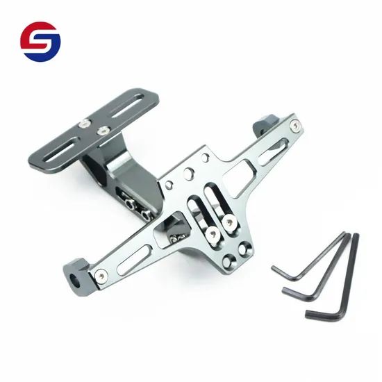 Motorcycle Msx Adjustable License Plate Frame Bws Large Displacement Modified Electric Motorcycle Aluminum Alloy Aircraft License Frame - Image 5