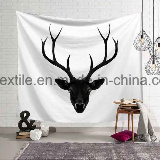 Professional Factory Made Decorative Custom Digital Printed Tapestry - Image 4