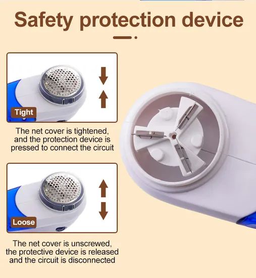 Portable Battery Operated Fabric Shaver Lint Remover Device Electric for Clothes - Image 1