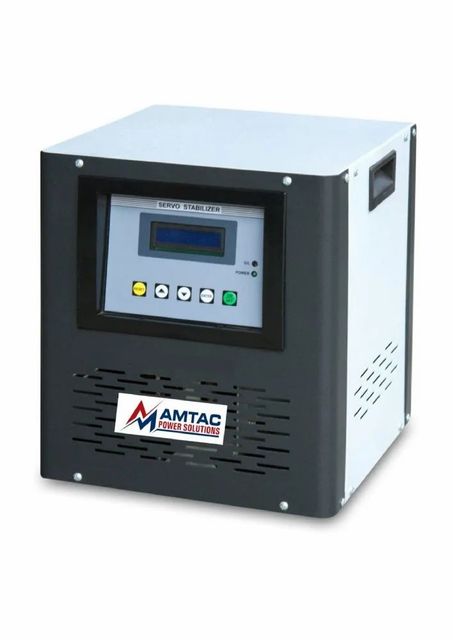 Single Phase Automatic Voltage Stabilizer, 170v - 270v Ac Brand AMTAC Phase Single Phase Output Voltage 230V Input Voltage 170V - 270V - Image 1