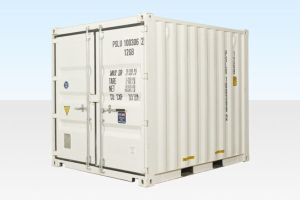 10Ft X 8Ft Shipping Container (One Trip) – White 8ftx10ft Containers - Image 1