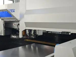 Metal Sheet Plate Drilling Machine / Perforating Machine / CNC Drilling / Automatic Drilling Machine with Laser Cutting Function - Image 4