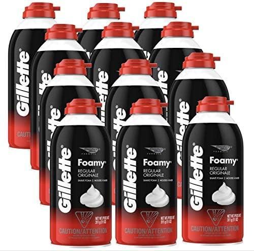 Gillette Menthol Foamy Shaving Cream,11 oz - Image 1
