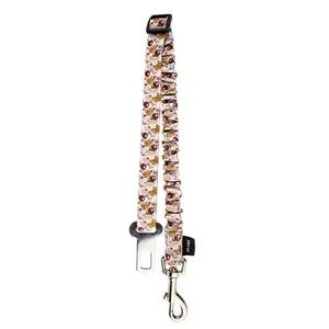 Car Seat Belt for Dog Adjustable Seatbelt for Dog Fabric Safety Printed Seatbelt for Car - Image 6