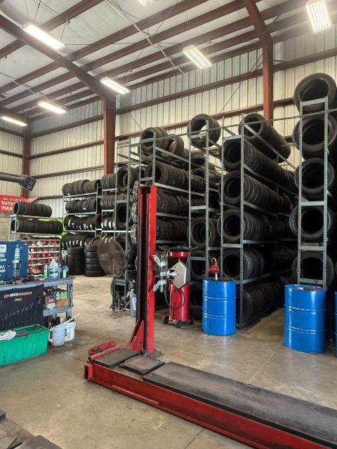Wholesale Warehouse Used & New Auto Tires Lot – Racked Assorted Sizes - Image 3