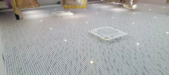 WPC Modular False Ceiling Installation Service Ceiling Material WPC Durability Highly Durable Ceiling Type False - Image 1