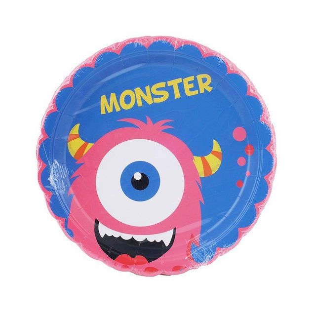 Disposable Christmas Party Paper Plates Material Paper Use Party Tableware Size 9inch ; 8 / 10 / 12 / 15pcs Set Certifications Iso 9001, Fsc, Sedex, Disney, - Image 2