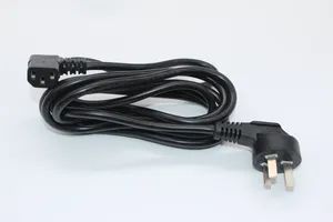 PVC 3-Pin Power Cord, PC Extension Cable, AC Power Cord - Image 6