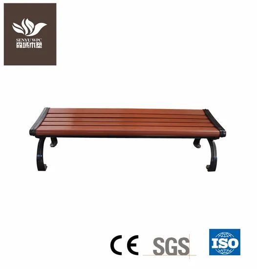 WPC Garden Bench Waiting Bench Chair Fixed Fixed Rotary Fixed Fireproof B1 Condition New Trademark Senyu Color - Image 4