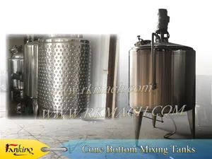 Customized 1000L Stainless Steel Mixing Tank with 40~200rpm Mixing Speed - Image 5
