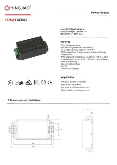 AC and DC Power Module-Electrical Adapter - Image 2