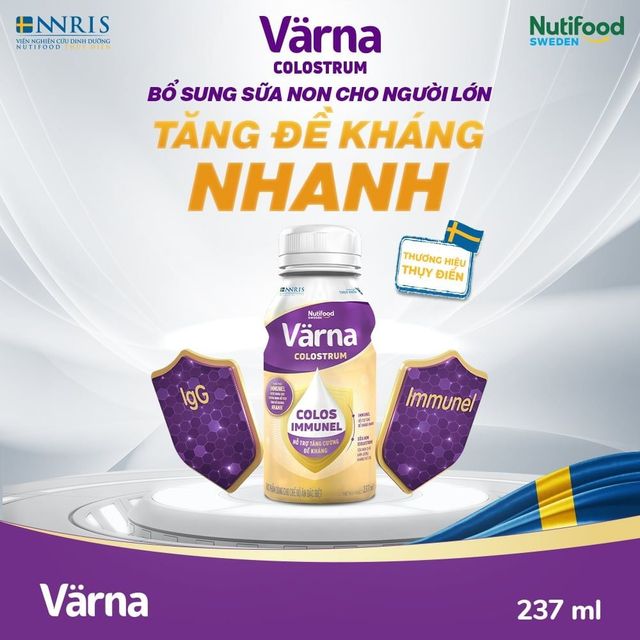 Värna Colostrum in a 237ml Bottle Shelf Life 18 Months Manufacturing Location Vietnam Form Ready-to-drink 237ml Bottle Allergen Information Contains Milk And - Image 3