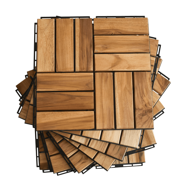 Best Selling Brandnew Interlocking Teak Wood Decking Tiles from Viet Nam - Image 5