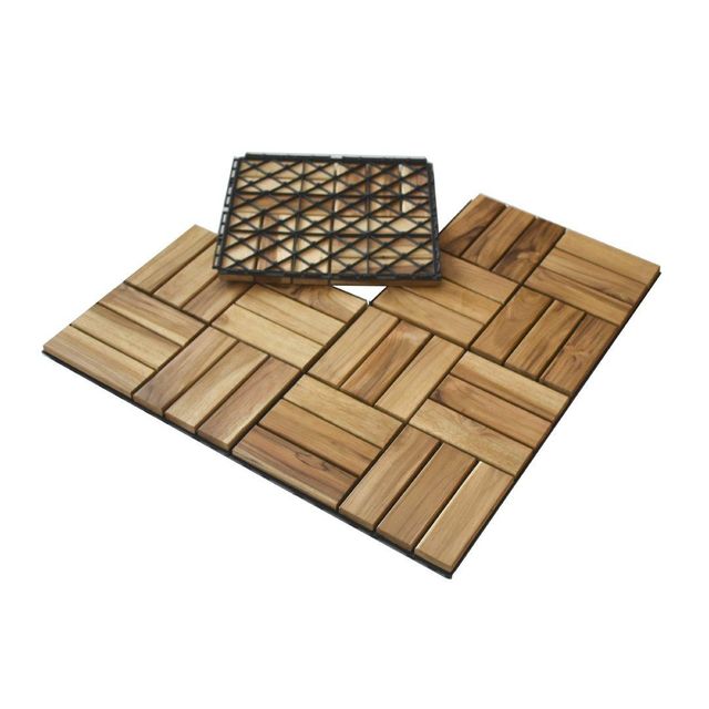 Best Selling Brandnew Interlocking Teak Wood Decking Tiles from Viet Nam - Image 3