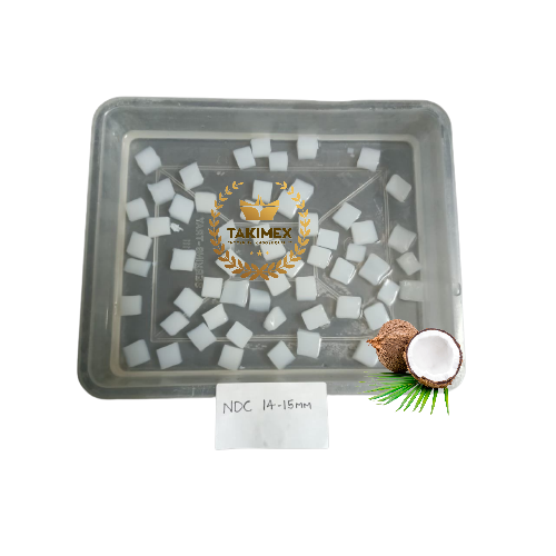 NATA DE COCO COCONUT JELLY RATE 1:10 MANY SIZE FROM 3MM TO 15MM CUBE STICK STAR HEART SHAPE  - Image 3