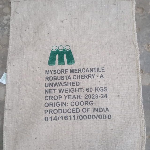 ROBUSTA CHERRY A Grade A Crop Year New Crop Packaging 60 KGS NET Place of Origin INDIA Material UNWASHED CHERRY Moisture Content 12.75% Max - Image 2