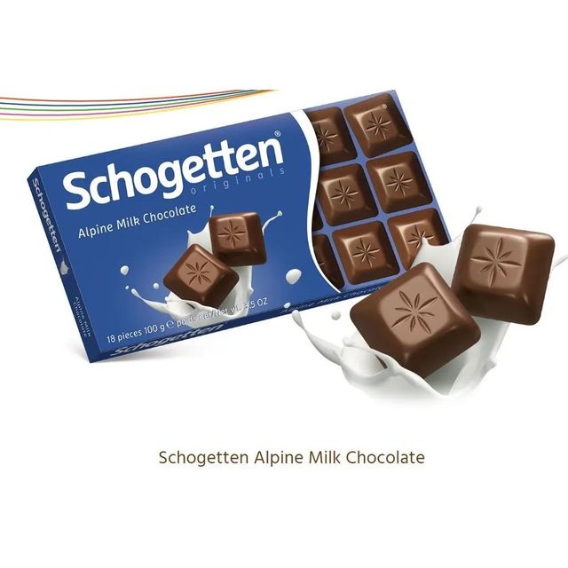 Schogetten Alpine Milk Chocolate 100g - Image 2