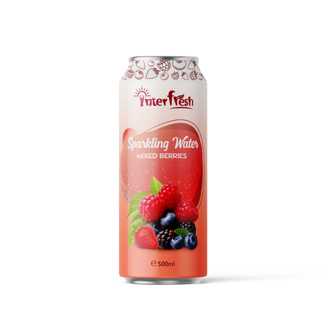 500ml Interfresh Sparkling Berries flavor Shelf Life 24 Month Packaging Aluminum Can Place of Origin Viet Nam Storage Type Keep Dry In - Image 1