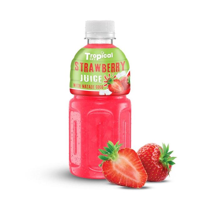 Tropical Melon juice mix Nata de coco drink 320ml Pet bottle x 24 - Image 3