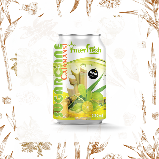 330ml Interfresh Sugarcane Calamansi Shelf Life 24 Month Packaging Aluminum Can Place of Origin Viet Nam Storage Type Keep Dry In - Image 6