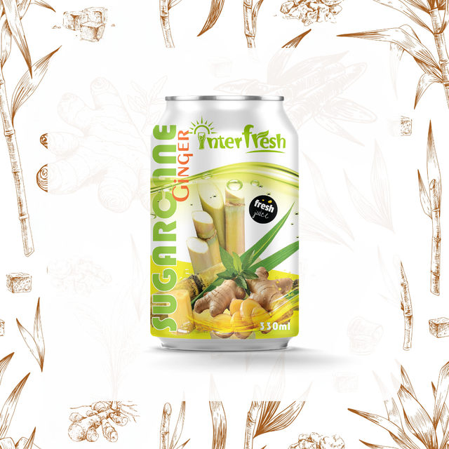 330ml Interfresh Sugarcane Ginger - Image 6