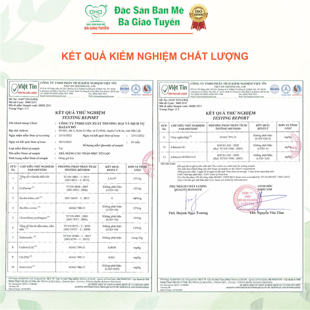 Bazan Đỏ Herbal Soursop Tea Bags (Box of 25): Refreshing and Antioxidant-Rich - Image 4