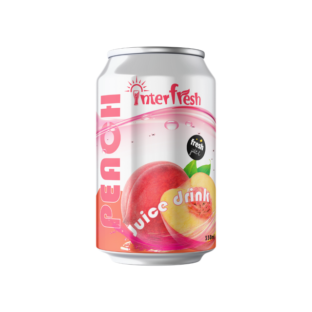 330ml Interfresh Tropical Peach Shelf Life 24 Month Packaging Aluminum Can Place of Origin Viet Nam Storage Type Keep Dry In - Image 1