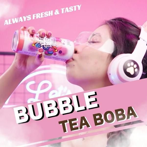Free Sample 320ml Vinut Popping Boba Bubble Tea with Peach Flavor OEM/ODM Service - Image 3