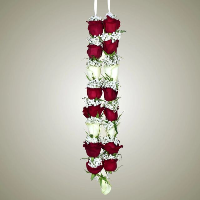 Premium Rose Garland – AAA Grade Fresh Rose Flower Garland from India - Image 2