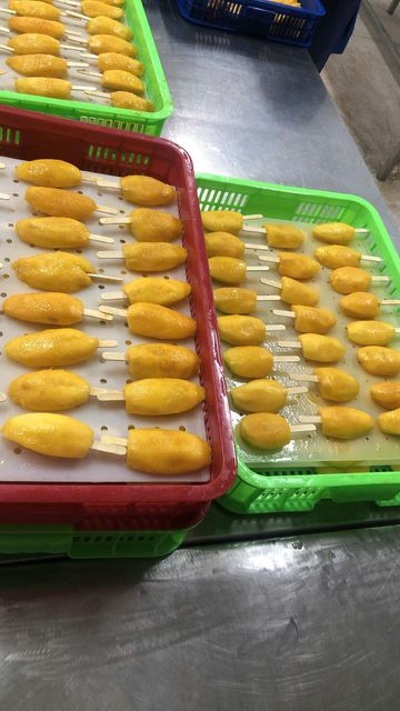 Frozen mango stick Type Kaew Packaging PA/PE Brix Level Greater Than 12 Packaging Material Pa/pe Bag Or Bottle Storage Temperature -18 Degrees Celcius - Image 2